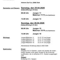 30. Sieker TT-Jugendturnier 2026...